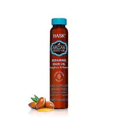 Hask Argan Oil Shine Hair Oil 5/8 Oz • £4.11