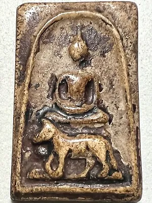 $8.80 • Buy Phra Somdej On Dog Lp Rare Old Thai Buddha Amulet Pendant Magic Ancient Idol#1