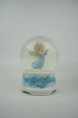 Enesco Precious Moments Snow Globe Music Box 1996  “Joy To The World” • $20.39