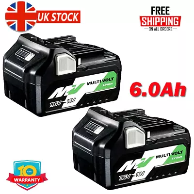 £220.98 • Buy 5X MAX For HiKOKI Metabo HPT MultiVolt 36V 18V Battery BSL36B18 Li-Ion 37175M 6A