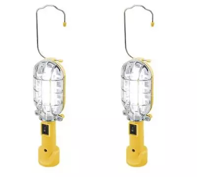 Handheld 200 Lumen LED Work Light 2 Pack AAA Battery Swivel Hook & Magnetic Base • $15.92