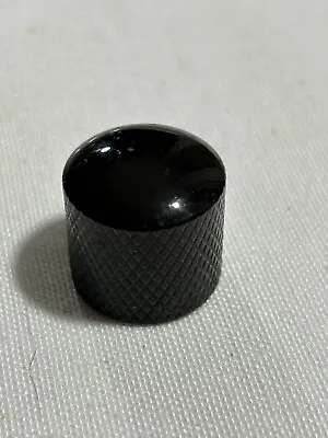 2017 Ibanez AIX6MQM Single One Knurled Dome Knob Black Snap-On Type • $8.95