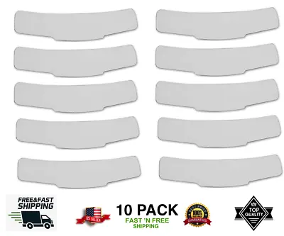 Priest Clergy Collar 10 PACK White Replacement Shirt Tab Pastor Clerical Vicar • $14.99