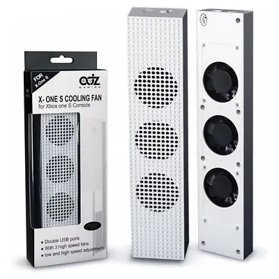 XBOX ONE S Slim High Speed Cooling Fan With 2 Port USB HUB UK • £12.95