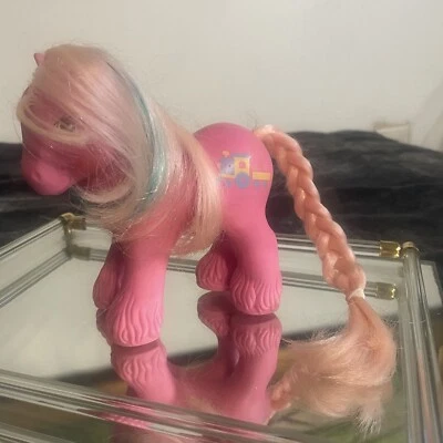 $22.49 • Buy Vintage My Little Pony G1 BIG BROTHER Boy STEAMER Train Pink Clydesdale 1987