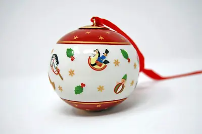 Villeroy & Boch Porcelain Christmas Holiday Ornament Mettlach Toy's Delight 3  • $19.99