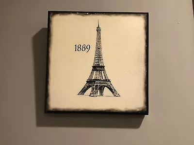 Marco  Fabiano Eiffel Tower Tile 12x12” Art Print Frame • $18.50