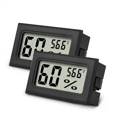 Mini Hygrometer Humidity Meter Gauge Sensor Indoor Digital Reader Temp Checker 2 • $9.67