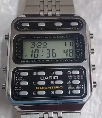 Vintage Casio CFX-200 Module 197 Scientific Calculator Wrist Watch Japan Rare  • $340