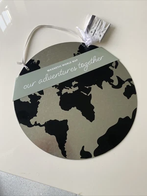 £10 • Buy Sainsbury’s Home Magnetic World Map / Notice Board