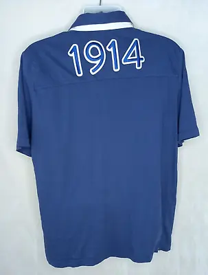 Maserati 100 Years 1914 Blue Short Sleeve Polo Shirt (3XL) • $28.42