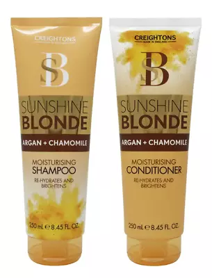 Creightons Blonde Sunshine With Argan & Chamomile Shampoo & Conditioner Set • £7.99