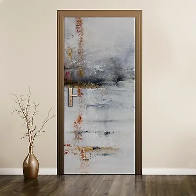 £48.95 • Buy Peel & Stick Door Sticker Mural Decal Wrap Painting Abstraction Picture