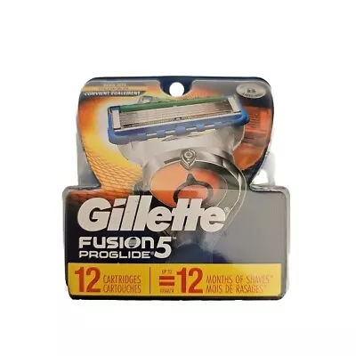 Gillette Fusion5 ProGlide Men's Razor Blade Refills - 12 Count New Sealed • $24.95