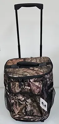 Mossy Oak Insulated Camo Rolling Cooler With Pull Handle Holds 30 Cans New • $29.95