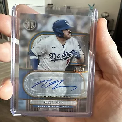 MAX MUNCY 3/75 2024 Topps Tribute Gold AUTO  #TA-MMU DODGERS • $15.50