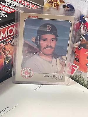 1983 Fleer Wade Boggs Rookie Card #179 Boston Red Sox HOF • $1.99