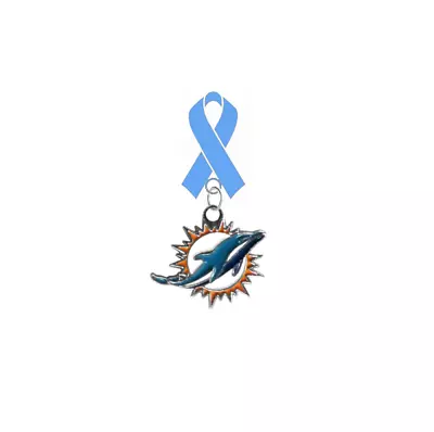 Lapel Pin Prostate Cancer Awareness Light Blue Ribbon PICK TEAM Football • $12.99