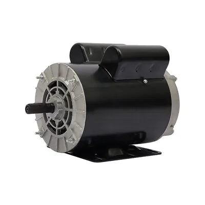 Electric Motor 208-230V B385 5HP SPL 3450RPM Air Compressor Single Phase USA • $161.10