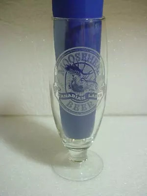 Vintage Moosehead Beer Glass Etched Design Stemmed Canadian Lager • $22.99