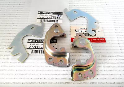 Datsun 240Z 260Z 280Z 510 1200 620 Genuine Right Left Door Latch Striker & Shim • $70