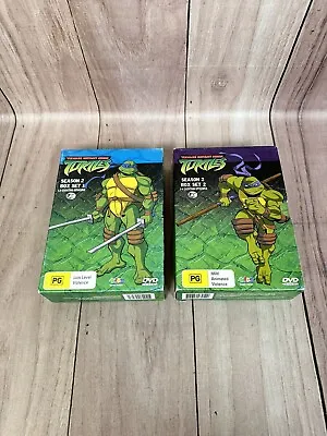 Teenage Mutant Ninja Turtles : Season 2 - Box 1 And Box 2 DVD Region 4 VGC • $76.46