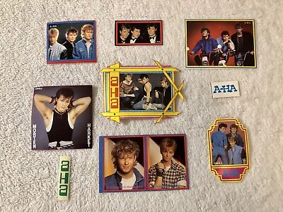 A-HA 1980s POP STICKERS Morten Harket Swedish Music Magazine Okej Vintage Poster • $16