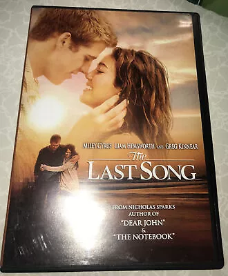 The Last Song DVD 2010 Miley Cyrus Liam Hemsworth Music Romantic Nicholas Sparks • $4.99