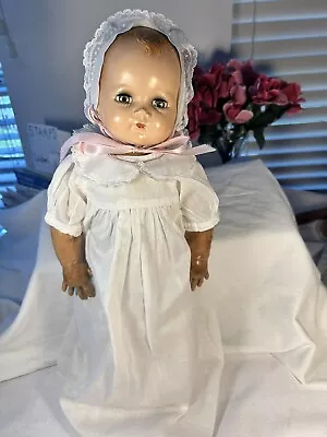 Vintage Ideal Plassie 16” Magic Skin Baby Doll • $59