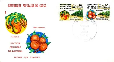 Agriculture Fruits Packing Station Food 1980 Congo 2 Fdc • £2.61