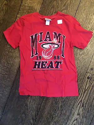 Miami Heat Youth Junk Food Red Tee - Size Youth 2t 3t4t Sm Med Lg  Xl & 2x • $22