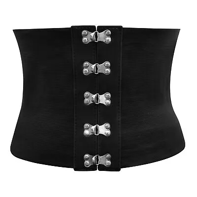 BlackButterfly 8 Inch Wide Band Elastic Waist Corset Waspie Belt • £13.99