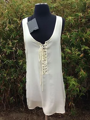 ERIN WASSON X RVCA 100% SILK DRESS Or BLOUSE NEW W/TAGS KATE MOSS FESTIVAL WEAR • $75