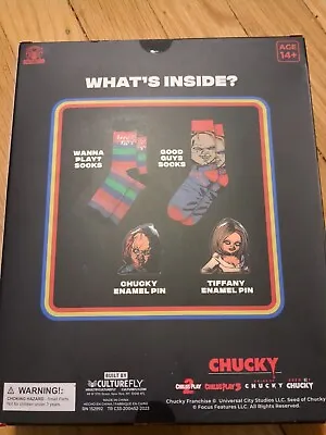 Chucky Socks & Pins Gift Set • $15