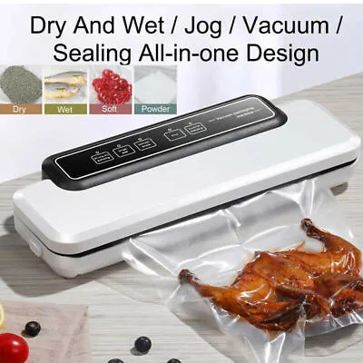 Commercial Vacuum Sealer Machine Seal Meal Food Saver System Tool With Free Bags • $33.99