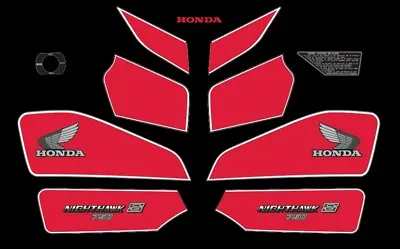 $239.95 • Buy 1985 Honda CB750SC Nighthawk  S  Complete Decals Pin-Stripe Set  RED EU / Canada