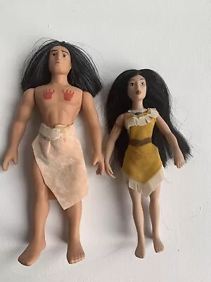£10 • Buy *RARE* POCOHONTAS & Kocoum X 2 Deagostini Disney Porcelain Doll Collectors Item