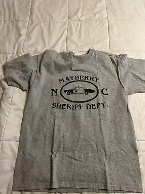 Vintage MAYBERRY SHERIFF'S Department SQUAD CAR  T-Shirt Large NC Andy Griffith • $14