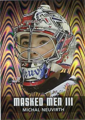 10/11 Between The Pipes Masked Men Iii Mask Silver #mm-35 Michal Neuvirth *43766 • $6.99