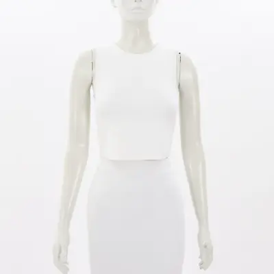 $149 • Buy Scanlan Theodore Crepe Knit Sleeveless Top Size Small