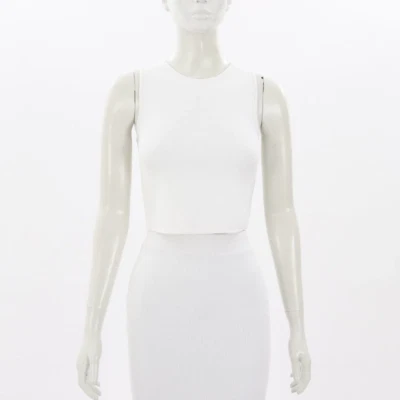 $149 • Buy Scanlan Theodore Crepe Knit Sleeveless Top Size Small