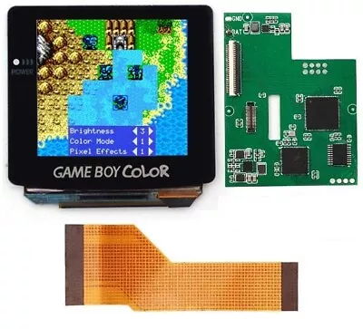 Game Boy Color AMOLED OLED Touch Screen Upgrade Kit + Trimmed Shell Gameboy GBC • $66.99