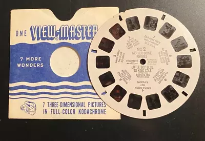 Vintage View-Master Reel #MG-2 - Little Boy Blue To King Cole - 1950 • $3.75