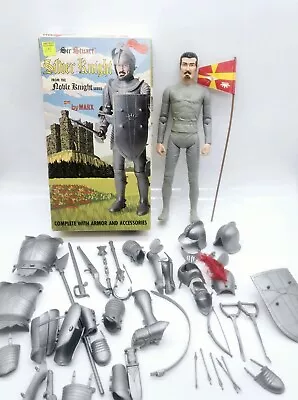 Marx Sir Stuart Silver Knight 12  Figure Noble Knights 1960s Complete In Box  • $134.95