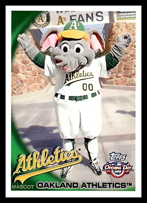 2010 Topps Opening Day #M16 Stomper Mascots OAKLAND A'S • $2.99