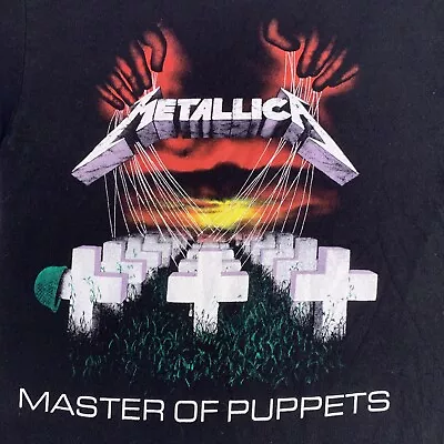 METALLICA Master Of Puppets S SMALL T-Shirt Black Thrash Metal Punk • $12.99