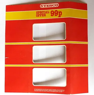 Matchbox Tesco 'Special Offer 99p' Box Wrap Original Vintage -CARD ONLY AS SEEN • £2.99