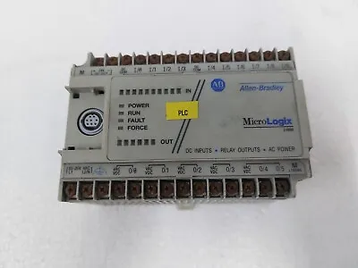 Allen Bradley 1761-l16bwa/e Micrologix 1000 Controller 120/240v Power (broken) • $189.99