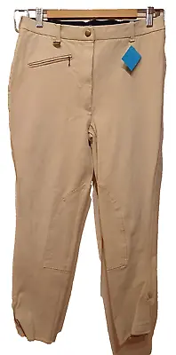 32 W Beige Tagg Woman Horse Saddle Riding Show Jumping Breeches • £8