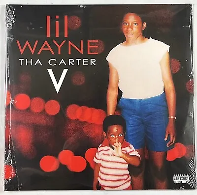 LIL WAYNE: Tha Carter V US Young Money Rap SEALED Vinyl LP Corner Bend • $29.99